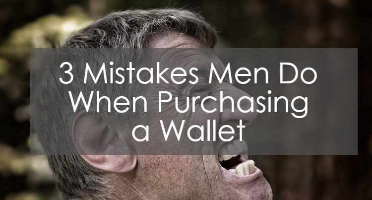 Mistakes purchasing wallet: Title image showing angry man